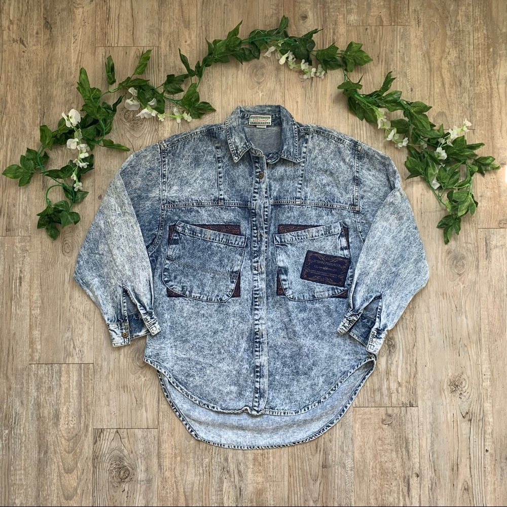 retro button down shirt